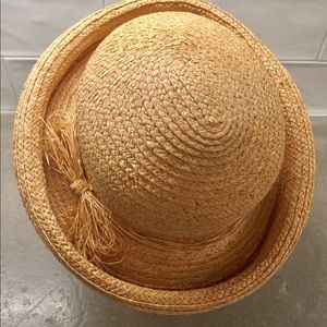 Liz Claiborne Natural Straw Hat